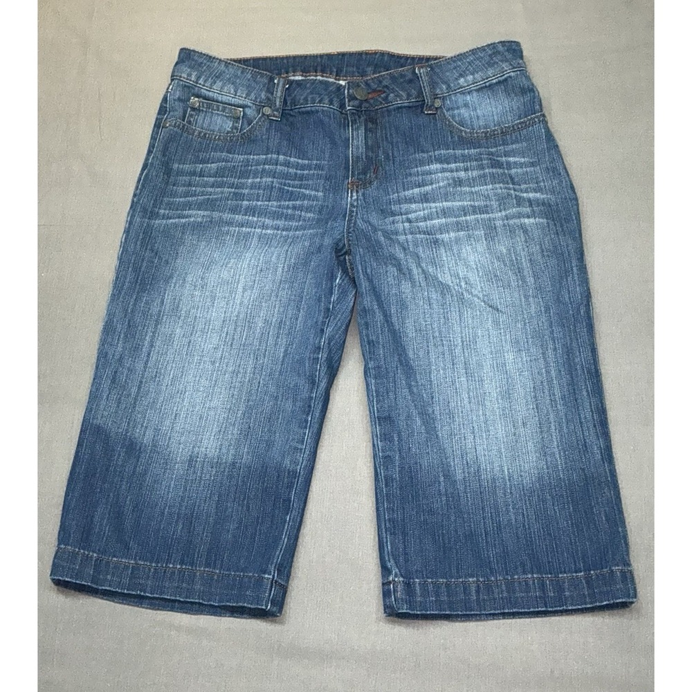 Prana Denim Shorts Blue Jean Breathe Jorts Mom Jeans Women's Size 6